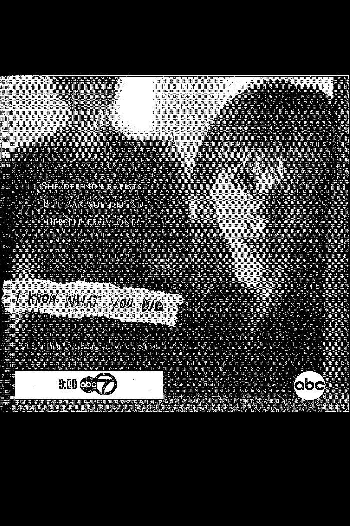 Постер I Know What You Did